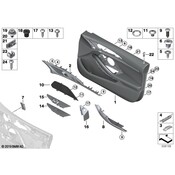 BMW Door Interior Trim Panel - Genuine BMW 51419892573