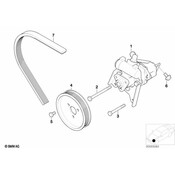 BMW Power Steering Pump - Genuine BMW 32416756582
