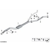 BMW Catalytic Converter - Genuine BMW 18307935438