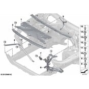 BMW Radiator Support Side Panel - Genuine BMW 51647383857