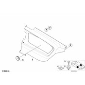 BMW Cover Loudspeaker (Light Beige) - Genuine BMW 65138376201