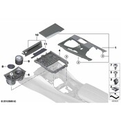 BMW Console Mat - Genuine BMW 51169368843