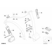 BMW Nut (M10) - Genuine BMW 72118246680