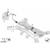 BMW Suspension Stabilizer Bar - Genuine BMW 33505A4F1C7