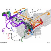 BMW Transmission Wiring Harness - Genuine BMW 12519845150