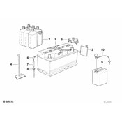 BMW Positive Pole Battery Protection - Genuine BMW 61218365954
