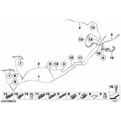 BMW Brake Hose - Genuine BMW 34206784620