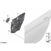BMW Window Motor - Genuine BMW 61355A5C896