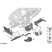 Mini Instrument Panel Bezel - Genuine Mini 51459262435