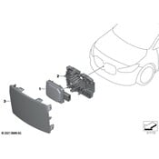 BMW Radar Sensor Cover (Dark Metal) - BMW 66315A076F3