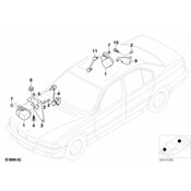 BMW Bracket Level Sensor Right - Genuine BMW 37141095034