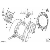 MINI Folding Seat Release Cable - Genuine MINI 52109171969