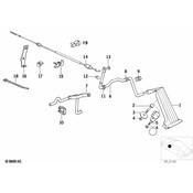 BMW Shaft Accelerator Pedal - Genuine BMW 35411160974