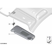BMW Sun Visor Holder - Genuine BMW 51167418904