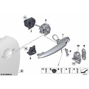 MINI Door Lock Striker Pin - Genuine MINI 51217202485