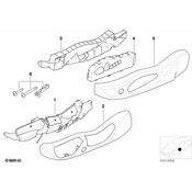 BMW Covering Outer Left - Genuine BMW 52108240091