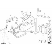 BMW Pipe Clip - Genuine BMW 16136758018