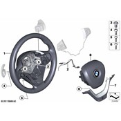 BMW M Sp.St.Wheel Leather Shift Paddles - Genuine BMW 32307845808