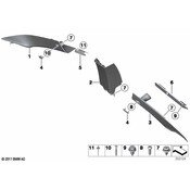 BMW Body A-Pillar Trim Panel - Genuine BMW 51438050840