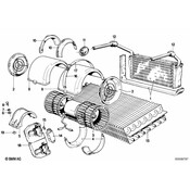 BMW HVAC Blower Motor - Genuine BMW 64111361839