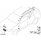 BMW Roof Drip Molding Clip - Genuine BMW 51137441016