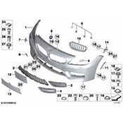 BMW Grid Lateral Right (M) - Genuine BMW 51118038093