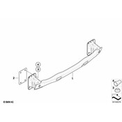 BMW Carrier Bumper Rear (X5 X6) - Genuine BMW 51127158449