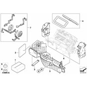 BMW Set Small Parts F Air Cond.Adjust.Lever - Genuine BMW 64119128860