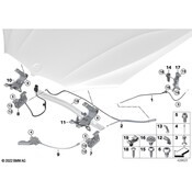 BMW Hood Release Cable - Genuine BMW 51237294536