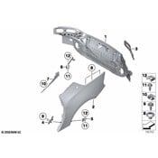 BMW Moulded Part F Column B Exterior Right - Genuine BMW 41217192834