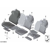 BMW Seat Cushion Pad - Genuine BMW 52107387697