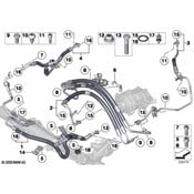 BMW Power Steering Pressure Hose - Genuine BMW 32416853949