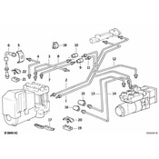 BMW Brake Pipe Bracket - Genuine BMW 34321159223