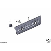 BMW HVAC Temperature Control Panel - Genuine BMW 61319328425