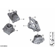 BMW Engine Mount Bracket - Genuine BMW 22116859415