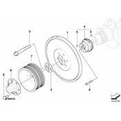 BMW Crankshaft Pulley - Genuine BMW 11237838230