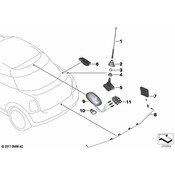 MINI Radio Antenna Cover - Genuine MINI 65203456398