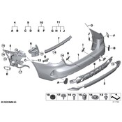 BMW Bumper Protection Pad - Genuine BMW 51125A02651