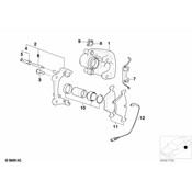 BMW Brake Caliper - Genuine BMW 34212282858