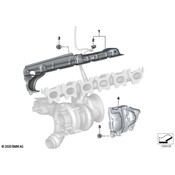 BMW Turbocharger Mount Heat Shield - Genuine BMW 11798742169