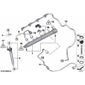 BMW Pressure Accumulator - Genuine BMW 13537800601