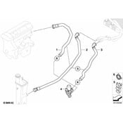 BMW Hose Clamp Triple - Genuine BMW 64213404342