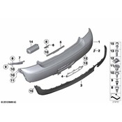 MINI Tow Eye Cap - Genuine MINI 51127264357