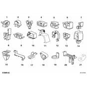 BMW Plug-In Connection Bracket - Genuine BMW 61131383759