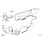 BMW Fuel Pipe - Genuine BMW 16121150216