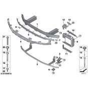 BMW Bumper Cover Reinforcement - Genuine BMW 51117437181