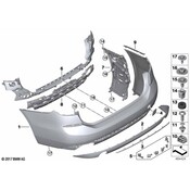 BMW Bumper Cover Reinforcement - Genuine BMW 51127387326