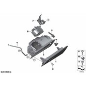 BMW Glove Box - Genuine BMW 51169472083