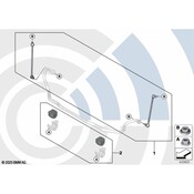 BMW Suspension Stabilizer Bar Link Front Left - Genuine BMW 31352405868