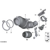 BMW Catalytic Converter - Genuine BMW 18327645665